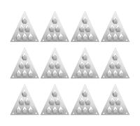 SUPVOX 12pcs Acoustic Sound Absorption Panel Mounting Clips with Resilient Channel, Quick-install Soundproofing Isolation Hardware for Studio and Apartment Noise Reduction
