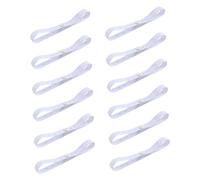 SUPVOX 12pcs Adjustable Diaper Fasteners for Babies, Rubber Band Diaper Buckles Providing Snug Fit and Leak Prevention, for Nursery and Travel Use