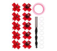 SUPVOX 12pcs Automatic Horizontal Chicken Waterer Kit with Leakproof Nipples, Drill Bits Included, Poultry Drinking System for Coop and Outdoor Use