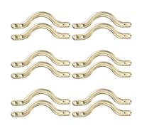 SUPVOX 12Pcs Billiard Table Corner Iron Brackets Set Pool Table Pocket Holders for Snooker Net Fixation Sturdy Pool Accessories for Adult Billiards Equipment