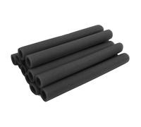 SUPVOX 12pcs Black Foam Padding Tubes for Trampoline Poles Collision Hollow Pool Noodle Covers Protective Insulation Sleeves for Jumping Bed Safety