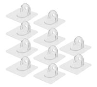 SUPVOX 12pcs Boy Girl's Play Fence Wall Anchors No Drill for Gate Bracket Replacement Stable Fixing Clip for Living Events and Stairs Safety