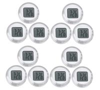 SUPVOX 12pcs Car Clock Digital Clocks Motorcycle Bike Fonts Easy Reading Essential for Daily Life Multi-purpose