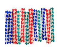 SUPVOX 12pcs Chinese Bamboo Finger Traps for Parties Parrot Chew Bird Dexterity Training Fidget for Boys and Fine Craftsmanship Multi Scenario Use