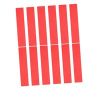 SUPVOX 12pcs Court Markers Football Yard Markers Soccer Court Lines Line Marking Mat Red Pvc