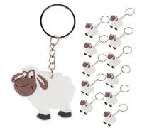 SUPVOX 12pcs Cute Cartoon Sheep Keychain Pendants Animal Bag Charms for Party Favors Birthday Rewards and Halloween Decorations Multi Purpose Sheep Hanging Accessories for Adults