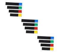 SUPVOX 12pcs Cymbal Pad Drumming Practice Pad Cymbal Mute Elastic Belt for Quiet Drum Kit Practice at Home Studio