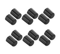 SUPVOX 12pcs D Type Potentiometer Knobs for Electric Guitar Volume and Tone Control Compatible with D Shaft Encoder Switch Durable Plastic Design for Musicians