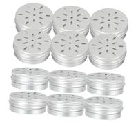 SUPVOX 12Pcs Dog Scent Training Case Aluminum Odor Sniffle Container for Canine Nose Work and Search Exercises Small Dog Training Equipment for Scent Detection and Hunting Skill