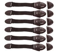 SUPVOX 12pcs Drawer Safety Locks Cabinet Strap Locks No Drilling Required Multipurpose Window Toilet Cupboard Protector for Safety