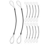 SUPVOX 12pcs Elastic Stylus Pen Lanyard Strap with Spring, 1.2mm Wire Diameter X 3.5mm Outer Diameter, 100mm Total Length Anti-Lost Tablet Pen Leash for Touchscreen Devices