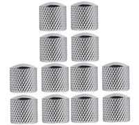 SUPVOX 12pcs Electric Bass Guitar Volume Tone Control Knobs Metal Dome Knobs Guitar Parts Accessories for