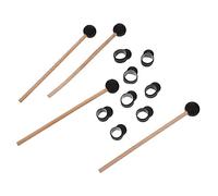 SUPVOX 12pcs Ethereal Drum Set 21cm Drumsticks and Finger Protectors, Percussion Accessories for Practicing and Performance