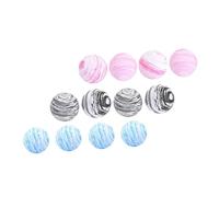 SUPVOX 12Pcs EVA Bouncy Balls Space Planets Design Stress Relief Decompression Playthings for Early Education Fun Outdoor Indoor