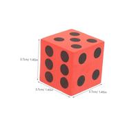SUPVOX 12pcs Eva Foam Playing Dice for Soft Random Color Educational Big Dice for Classroom Outdoor and Travel Use Early Learning and Math Games Random Color