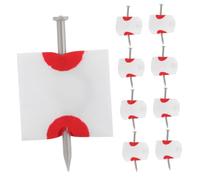 SUPVOX 12pcs Fake Nail Through Finger Prank Props for April Fool's Day Halloween Scary Realistic Trick Lightweight Practical Jokes for Adults