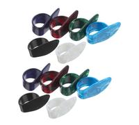 SUPVOX 12PCS Fingerstyle Picks Durable Thumb Picks for Acoustic Guitar Ukulele Banjo and Bass Musicians Enhanced Sound Quality and Versatile Compatibility Colors