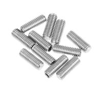 SUPVOX 12pcs Guitar Bridge Nuts Electric Guitar Nut Saddle Screws for Bass Bridge Saddles Screws Height Adjustment Fittings String Locking