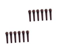 SUPVOX 12pcs Guitar Bridge Pin Brass Acoustic Guitar Tuning Pegs String Studs Replacement for