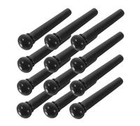 SUPVOX 12pcs Guitar Bridge Pins Replacement Set for Acoustic Guitar Wooden Bridge Pegs Easy Installation Tool Sturdy Accessories for Folk