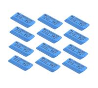 SUPVOX 12pcs Guitar Fret Polishing Erasers Set Blue Oxidation Reconditioning Cleaner for Guitar Strings Memory Card and Computer Maintenance