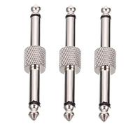 SUPVOX 12pcs Guitar Pedal Connectors Adapters for Effect Pedals Board Double Head Audio Coupler Compatible Guitar Gear Accessories