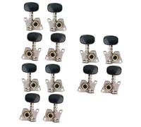 SUPVOX 12pcs Guitar Tuning Pegs Right Left for Acoustic Guitar Tuning Keys Replacement Tuner Machines String Pegs for Bass
