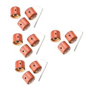 SUPVOX 12pcs Guitar Volume Tone Knob Dual Knob Dome Potentiometer Caps Replacement