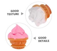 SUPVOX 12pcs Ice Cream Mini Home Decor Mini Resin Figurines Fake Ice Cream Dessert Model Tiny House Shop House Food Decor Food for Crafts Dollhouse