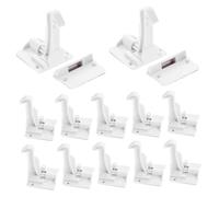SUPVOX 12pcs Invisible Cabinet Locks for Drawers and Cabinets No Drilling Safety Latches Easy Installation Secure Safety with Multipurpose Use
