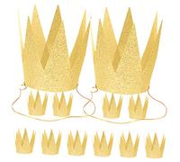 SUPVOX 12pcs Lovely Birthday Party Crowns Fun Headdresses for Boys Party Hats Unique Birthday Decorations to Create Delightful Memories