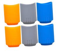 SUPVOX 12pcs Microphone Bottom Rod Cover Mic Silicone Sleeve for Handheld Microphones Protects from Drops and Slips for Ktv and Live Performances