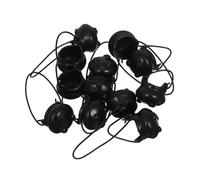 SUPVOX 12pcs Mini Plastic Cauldrons with Metal Handles Lightweight Sturdy Cauldron Pots for Halloween Party Favors Dollhouse Kitchen Accessories Fairy Garden Witch Props Reusable Craft