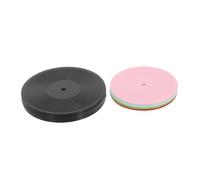 SUPVOX 12pcs Miniature Vinyl Records Model for Dollhouse Realistic Black Mini Fake Records in Various Detailed Music Accessories for Micro Landscape and Cake Topper Decor