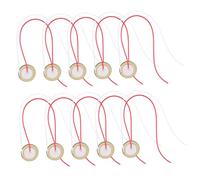 SUPVOX 12Pcs Piezo Disc Pickups Guitar Accessory Thin Lightweight Piezoelectric Chips for Acoustic Guitar Microphone Drum Trigger Buzzer Low Power Consumption Easy Installation