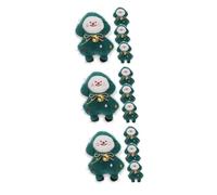 SUPVOX 12pcs Plush Cartoon Cat Chew Toys Catnip Christmas for Indoor Cats Interactive Teething to Keep Kittens Engaged and Happy