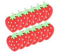 SUPVOX 12Pcs Portable Strawberry Tennis Racket Vibration Dampeners Lightweight Shock Absorber for All Rackets Cushioning Tennis Gifts for Court Matches