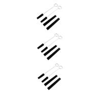 SUPVOX 12pcs Professional Piano Tuning Fork Mute Kit Rubber Mutes and Tuning Forks for Accurate Piano and Maintenance