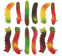 SUPVOX 12Pcs Realistic Simulation Crawling Insects Prank for Halloween Educational Fun Scary Props Creative Play Party Favors Random Styles