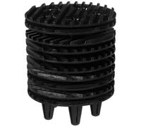 SUPVOX 12Pcs Round Plant Pot Risers 10Cm Plastic Flowerpot Base Pads for Drainage, Root Control Mesh Insert, Outdoor Indoor Garden Planter Feet Supports