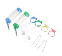 SUPVOX 12pcs Small Animal Water Bottle Guinea Pig Hamster Bunny Drinking Bottles Leak Design for Easy Monitoring for Cages and