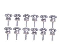 SUPVOX 12pcs Strap Buckle for Guitar Guitar Supplies Locking Tuning Key Strap Locks