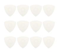 SUPVOX 12pcs Transparent Nylon Guitar Picks Professional Non-slip Plectrums for Da Ruan and Ukulele Musical Instrument Accessories