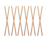 SUPVOX 12pcs Wooden Decorative Strips Beaded Trim for Furniture Frame Wall Moulding Trim Wood Door Decoration Shelf Edge Beaded Craft Easy to Paint Unfinished Wood Molding