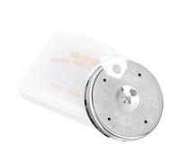 SUPVOX 13 Note Pitch Tuner for Guitar and Violin, Professional Disc-shaped Mouth Tuner Made of Abs and Zinc Alloy, for Chorus and Group A Cappella Singing with Ear Training and Rotary