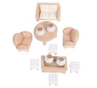 SUPVOX 13pcs Doll House Furniture Miniature Dollhouse Dining Table Small Dollhouse Furniture Miniature Sofa Model Miniature Dollhouse Furniture Furniture for Dollhouse Plastic