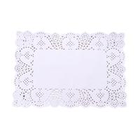 140 Pcs Paper Doilies - Doilies Lace Paper 9 x 6 inch Rectangle Lace Tablecloth for Buffet, Cake, Fried Food, Party, Wedding Tableware Decoration Placemats White Table Runner