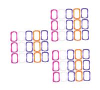 SUPVOX 150 PCS Halloween Plastic Dentures Fangs Cosplay Accessory for Costume Party Props Safe Tasteless Mix Colors for Home Bar Theme Events