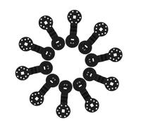 SUPVOX 150pcs Greenhouse Shade Cloth Clips UV Resistant Plastic Fasteners for Outdoor Sunshade Nets Anti-Aging Garden Patio Tarp Grips with Strong Hold for Ventilated Plant Protection