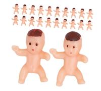 SUPVOX 150pcs Mini Plastic Figurines Lightweight for Shower Games and Table Decorations Multi-colored Tiny King Cake for Boy Girl Party Favors and Souvenirs